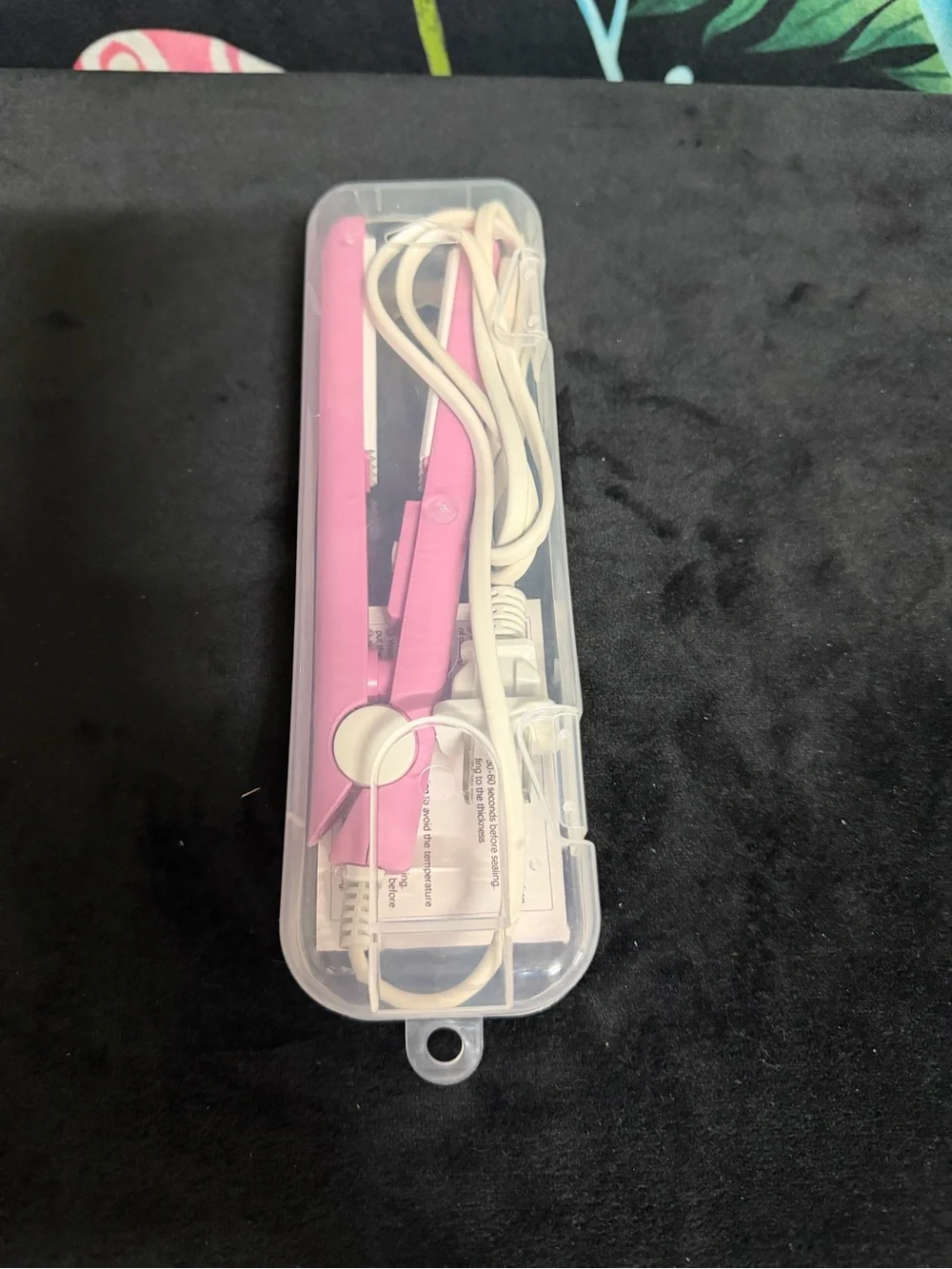 Pink Mini Sealing Machine with Travel Case - Portable Sealer